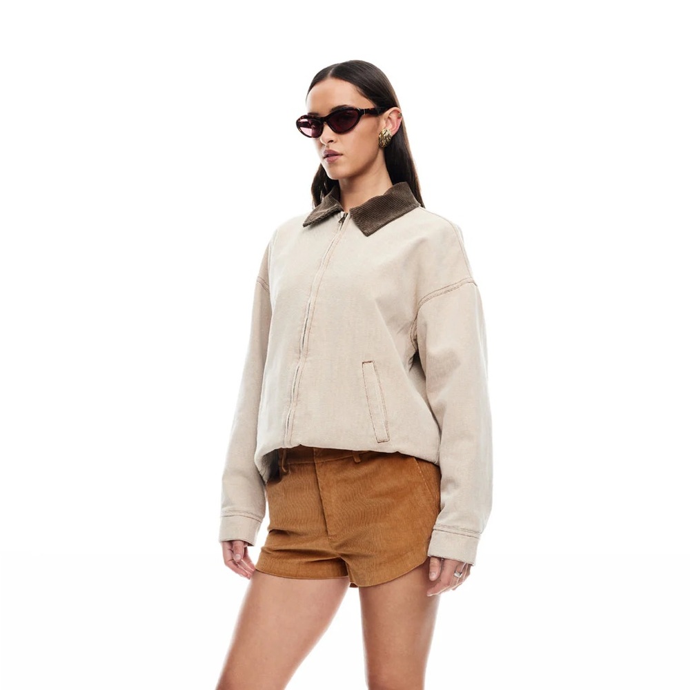 Lioness Beige and Brown Jacket